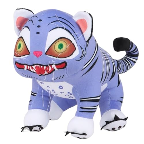 KUKUShining Kpop Dämonenjäger Plüschtier, Süße Stofftierpuppen Tiger Plüschtier for Fans Halloween Geburtstag Desktop Geschenke(Tiger) von KUKUShining