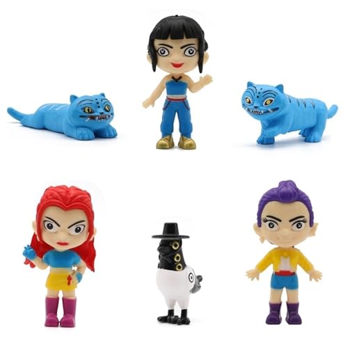 KUKUShining Kpop Demon Figuren, Süßes Einzigartiges Lustiges Sammlerspielzeug Modellset for Hunters Fans Halloween Und Geburtstagsgeschenke Den(6pcs) von KUKUShining