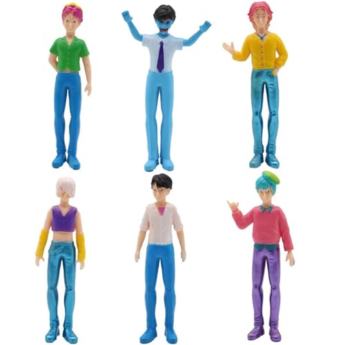 KUKUShining Kpop Demon Figuren, Süßes Einzigartiges Lustiges Sammlerspielzeug Modellset for Hunters Fans Halloween Und Geburtstagsgeschenke Den(6pcs C) von KUKUShining