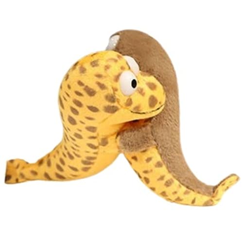 KUKUShining Krokodil Kuscheltier, Weiches Plüschtier Kuscheliges Stofftier Aal Umarmung Handgelenkpolster Puppe Cartoon Alligator Plüsch(Yellow) von KUKUShining