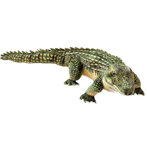 KUKUShining Krokodil Plüschtier, Realistisch Weich Kuschelig Stofftier Alligator Figur Wildtier Plüschtier Spielzeug Geschenke for Kinder(Green,96cm/37.8in) von KUKUShining