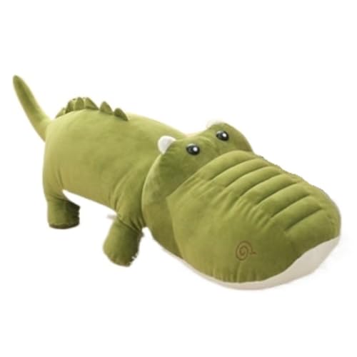 KUKUShining Krokodil Plüschtier, Schönes Weiches Kuscheltierkissen Süßes Lebensechtes Lustiges Plüschtier for Das Geburtstagssofa for Kinder(Green) von KUKUShining