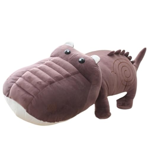 KUKUShining Krokodil Plüschtier, Schönes Weiches Kuscheltierkissen Süßes Lebensechtes Lustiges Plüschtier for Das Geburtstagssofa for Kinder(Light Brown) von KUKUShining