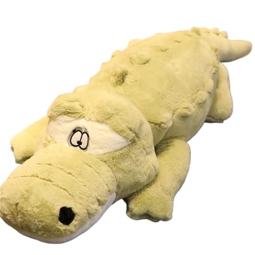 KUKUShining Krokodil Plüschtier, Schönes Weiches Kuscheltierkissen Süßes Lebensechtes Lustiges Plüschtier for Das Geburtstagssofa for Kinder(Light Green) von KUKUShining