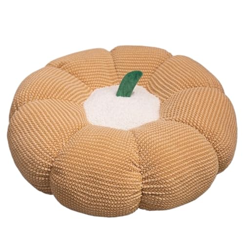 KUKUShining Kürbis Plüschtier, Weiches Süßes Gefülltes Kissen Plüschtier for Kinder Weihnachten Ostern Geburtstagskissen Geschenksofa(Brown,50cm/19.6in) von KUKUShining