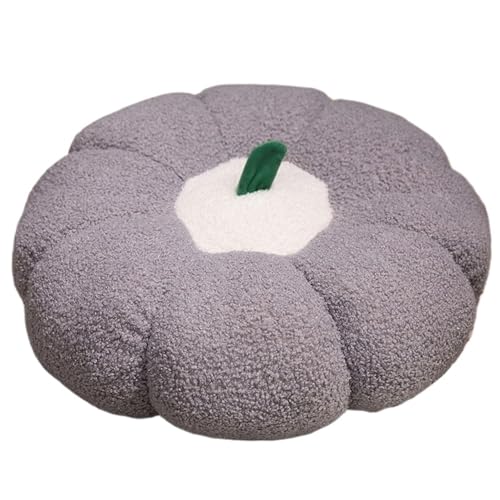KUKUShining Kürbis Plüschtier, Weiches Süßes Gefülltes Kissen Plüschtier for Kinder Weihnachten Ostern Geburtstagskissen Geschenksofa(Dark Gray,45cm/17.7in) von KUKUShining