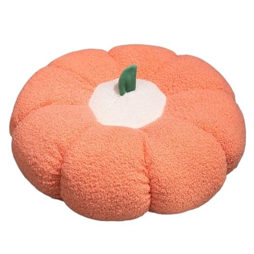 KUKUShining Kürbis Plüschtier, Weiches Süßes Gefülltes Kissen Plüschtier for Kinder Weihnachten Ostern Geburtstagskissen Geschenksofa(Dark orange,50cm/19.6in) von KUKUShining