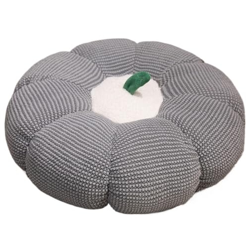 KUKUShining Kürbis Plüschtier, Weiches Süßes Gefülltes Kissen Plüschtier for Kinder Weihnachten Ostern Geburtstagskissen Geschenksofa(Gray,50cm/19.6in) von KUKUShining