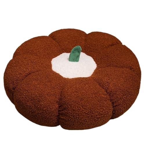 KUKUShining Kürbis Plüschtier, Weiches Süßes Gefülltes Kissen Plüschtier for Kinder Weihnachten Ostern Geburtstagskissen Geschenksofa(Light Brown,50cm/19.6in) von KUKUShining
