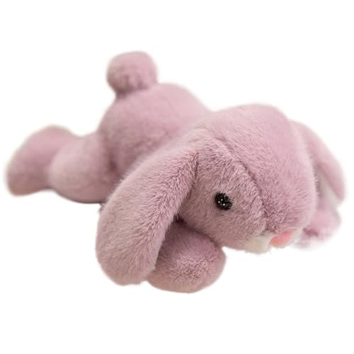 KUKUShining Langohr Plüschhase, Weiches Kuscheliges Stofftier Puppe Kaninchen Umarmungskissen Oster Plüschtier Spielzeug Für Kleinkinder(Purple) von KUKUShining