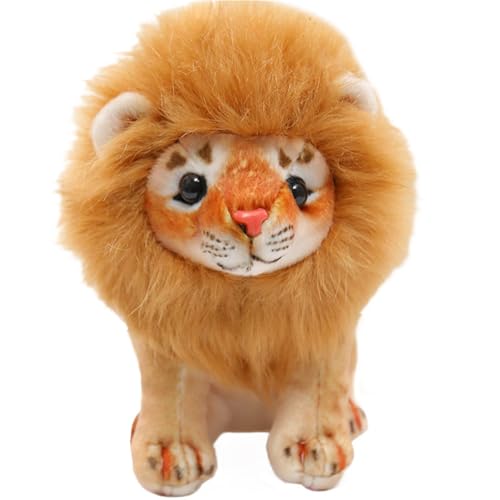 KUKUShining Löwe Plüschtier, Perfekter Weicher Kuscheliger Spielgefährte Kuscheliges Stofftierkissen Plüschpuppe for Kinderfreunde(20cm/7.8in) von KUKUShining