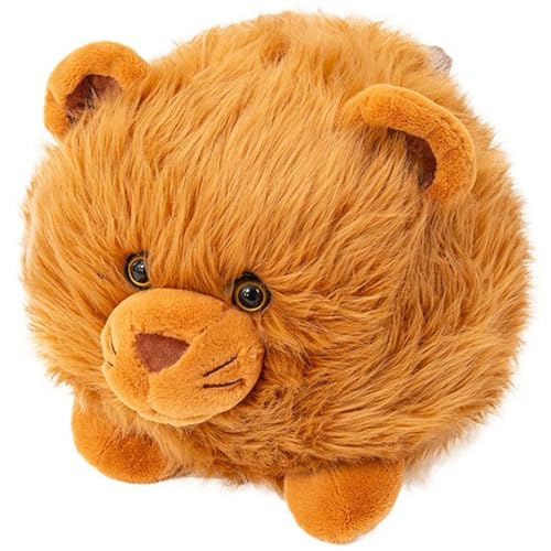 KUKUShining Löwe Plüschtier, Süße Stofftier Puppe Weich Flauschig Löwe Haustier Spielzeug Geschenke for Kinder Spielen Kuscheln von KUKUShining