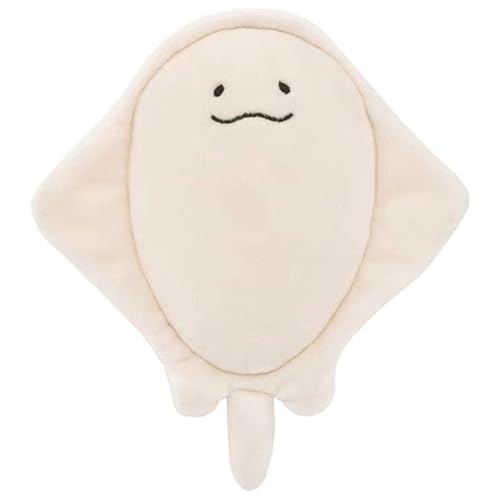 KUKUShining Manta Ray Kuscheltier, Weiches Plüschtier Kuschel Stofftier Fisch Puppe Realistisches Meerestier Plüsch Spielzeug Kissen Heimdekoration(55cm/21.65in) von KUKUShining