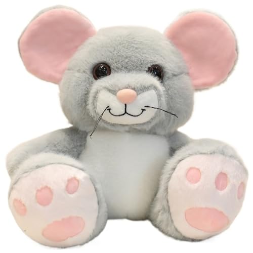 KUKUShining Maus Plüschtier, Weiche Kuschelige Stofftiere Puppe Mit Großen Ohren Ratten Plüschtier Für Kinder Jungen Mädchen KUKUShining Maus Plüschtier, Weiche Kuschelige Stofftiere Puppe Mit Großen Ohren Ratten Plüschtier Für Kinder Jungen Mädchen von KUKUShining