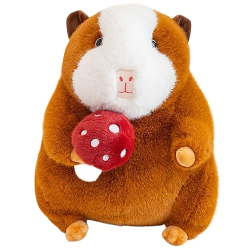 KUKUShining Meerschweinchen Plüschtier, Kuschelige Stofftiere Schweine Puppen Kissen Mit Gemüse Plüsch Spielzeug Geschenke for Kinder(White,55cm/21.7in) von KUKUShining