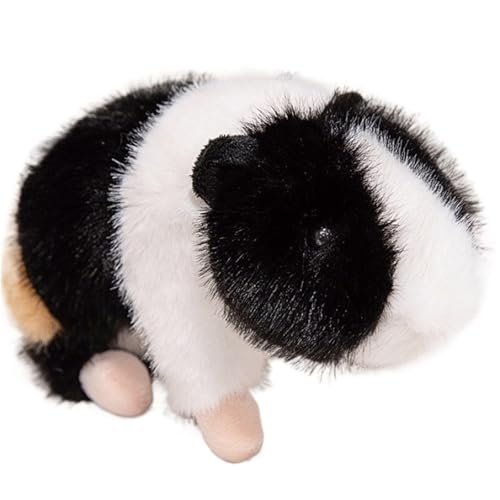 KUKUShining Meerschweinchen Plüschtier, Süßes Weiches Hamster Kuscheltier Plüschkissen Puppen for Kindergeburtstagsgeschenke(Black,20cm/7.87in) von KUKUShining