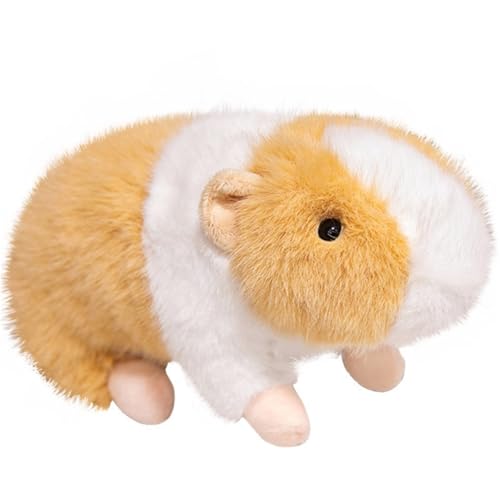 KUKUShining Meerschweinchen Plüschtier, Süßes Weiches Hamster Kuscheltier Plüschkissen Puppen for Kindergeburtstagsgeschenke(Orange,20cm/7.87in) von KUKUShining