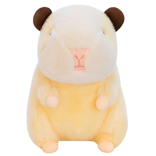KUKUShining Meerschweinchen Plüschtier, Weiches Kuscheliges Capybara Stofftier Lebensechtes Plüsch Spielzeug Für Kinder Mädchen Jungen(White,50cm/19.7in) von KUKUShining