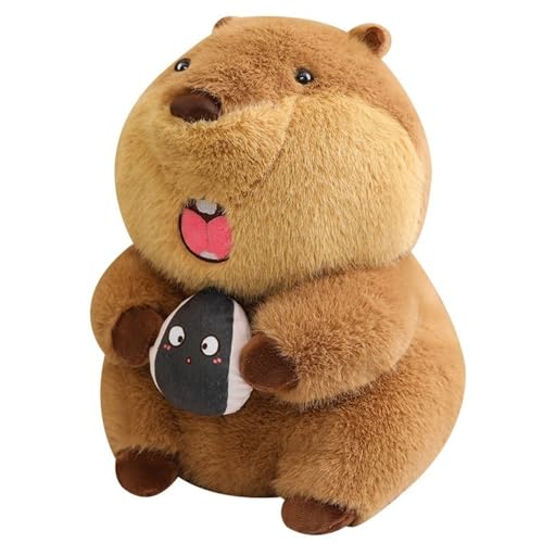 KUKUShining Murmeltier Plüschtier, Realistisches Lustiges Stofftier Süßes Weiches Plüschtier Zur Heimdekoration for Freunde Mädchen Und Kinder(Melonseeds,22cm/8.7in) von KUKUShining