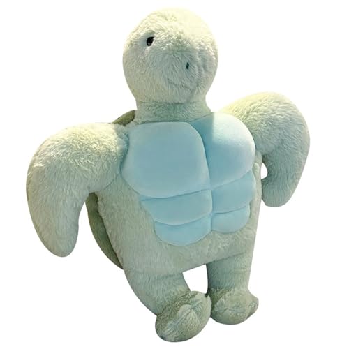 KUKUShining Muskelschildkröte Plüschtier, Weiches Lebensechtes Kuscheliges Kuscheltier Plüschpuppenkissen for Kinder Geschenkparty(60cm/23.9in) von KUKUShining