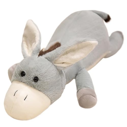 KUKUShining Niedliches Esel Plüschtier, Weiches Süßes Kuscheltier Umarmungskissen Kawaii Puppe for Zuhause Geschenk Kinderkissen(Blue,90cm/35.4in) von KUKUShining