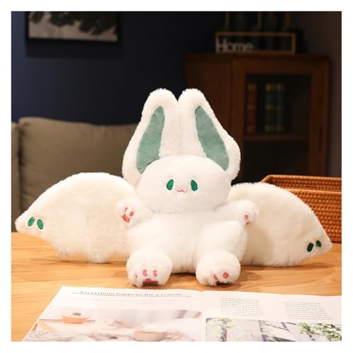 KUKUShining Niedliches Fledermaus Plüschtier, Weiches Flauschiges Hasen-Plüschspielzeug Cartoon-Bunny for Kinder Erwachsene Halloween Geburtstagsgeschenke(Green,55cm/21.7in) von KUKUShining