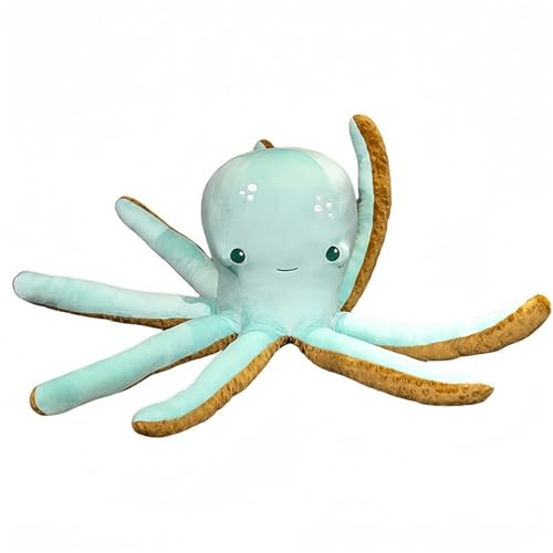 Niedliches Oktopus Plüschtier, Kawaii Flauschiges Kuscheltier Simulation Schlafkissen for Sofa Heimdekoration Geschenke for Kinder(40cm/15.7in) von KUKUShining