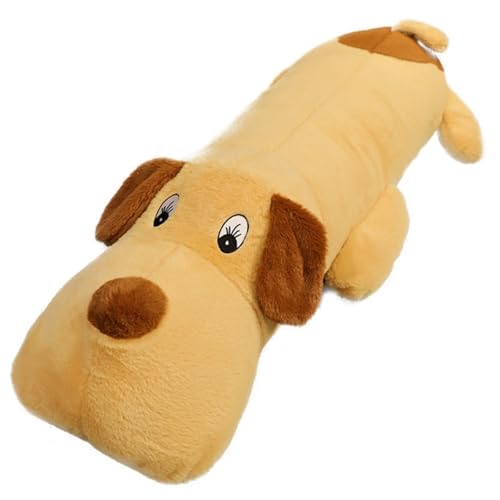 KUKUShining Niedliches Plüschwelpen Spielzeug, Weiches Und Süßes Stofftier Lustiger Hund Der Flauschige Kissen Plüschpuppen Als Geschenk for Kinder(Brown) von KUKUShining