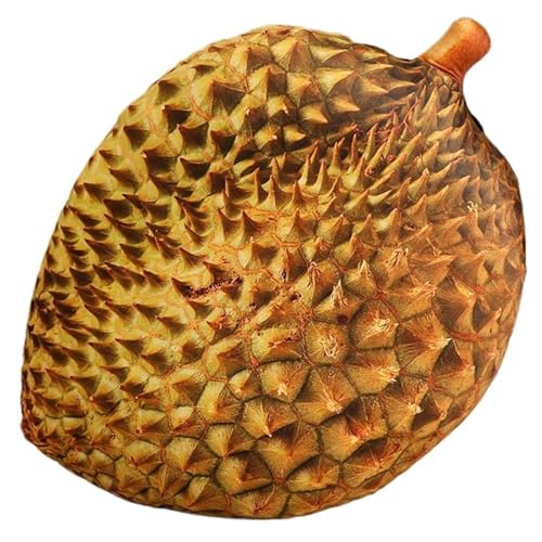 KUKUShining Obst Plüsch, Gefälschte Früchte Künstliches Apfelkissen Wassermelonen Dekokissen Plüsch Spielzeug Für Die Küchendekoration(Durian) von KUKUShining
