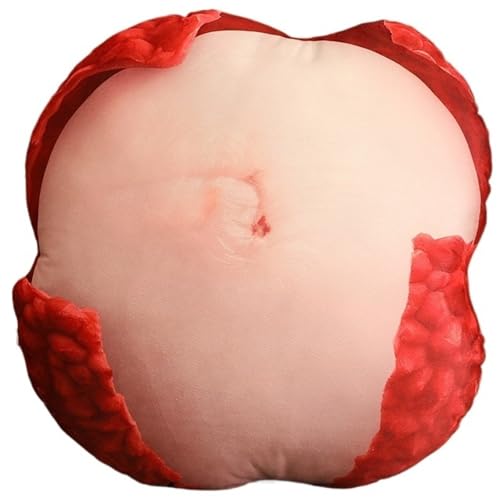 KUKUShining Obst Plüsch, Gefälschte Früchte Künstliches Apfelkissen Wassermelonen Dekokissen Plüsch Spielzeug Für Die Küchendekoration(Lychee) von KUKUShining