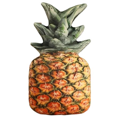 KUKUShining Obst Plüsch, Gefälschte Früchte Künstliches Apfelkissen Wassermelonen Dekokissen Plüsch Spielzeug Für Die Küchendekoration(Pineapple) von KUKUShining