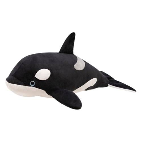 KUKUShining Orca Plüschtier, Weicher Kuscheliger Killerwal Kuscheltier Umarmende Plüschpuppen Als Geschenk for Kinder Heimdekoration(40cm/15.7in) von KUKUShining