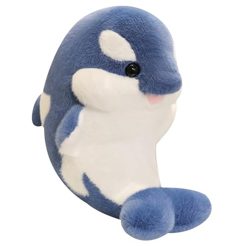 KUKUShining Orca Plüschtier, Weiches Kuscheliges Kuscheltier Kuschelkissen Wal Plüschtier Spielzeug Für Geburtstags Dekoration(Blue,50cm/19.7in) von KUKUShining