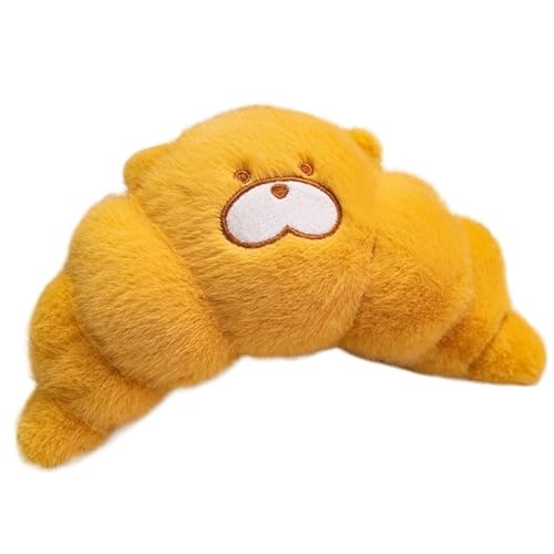 KUKUShining Otter Plüschtier, Süße Kreativität Stofftierpuppen Eiscreme-Burger-Croissant-Form Plüschtier for Kinder Geschenk for Geburtstag(Brown D) von KUKUShining
