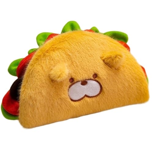 KUKUShining Otter Plüschtier, Süße Kreativität Stofftierpuppen Eiscreme-Burger-Croissant-Form Plüschtier for Kinder Geschenk for Geburtstag(Brown E) von KUKUShining