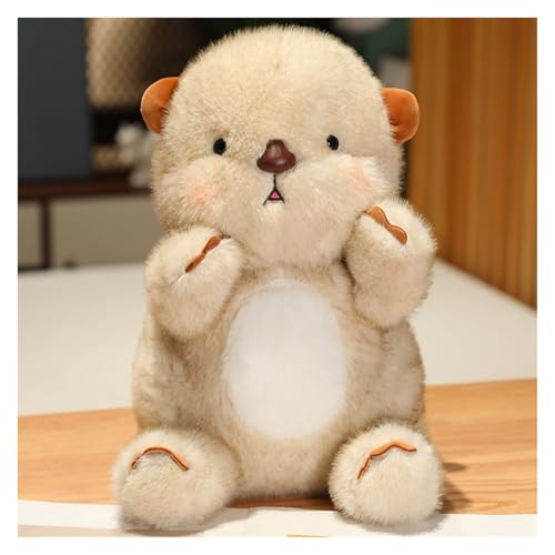 KUKUShining Otter Plüschtier, Weich Kuschelig Seeotter Stofftier Puppe Cartoon Spielzeug Geschenk for Kinder Jungen Mädchen Geburtstagsdekoration(40cm/15.7in) von KUKUShining