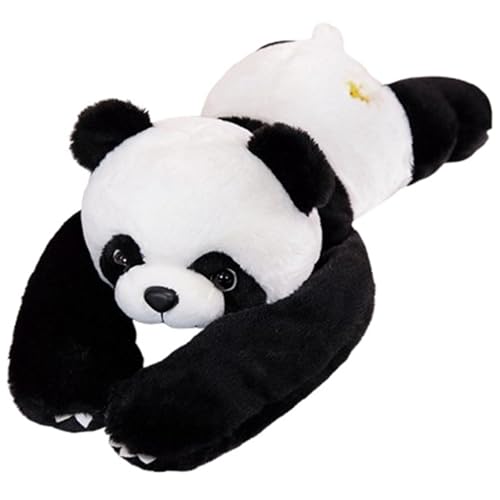 KUKUShining Panda Plüsch, Weiches Kuscheliges Stofftier Kissen Pandabär Puppe Plüsch Spielzeug Für Kinder Freundin Geburtstagsdekoration von KUKUShining