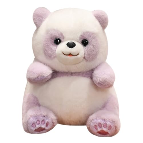 KUKUShining Panda Plüschtier, Süßes Weiches Kuscheltier Plüschkissen Puppe Kawaii Als Geschenk for Kinder Jungen Und Mädchen(Purple,40cm/15.7in) von KUKUShining