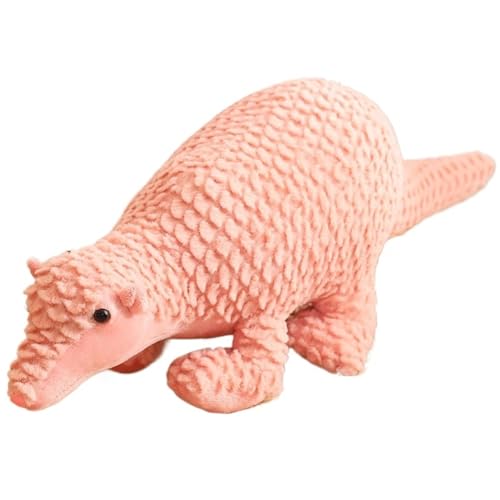 KUKUShining Pangolin Plüschtier, Kuschelig Weiches Waldtier Puppe Dekoration Plüschtier Spielzeug Für Kinder Erwachsene Teenager(Pink,70cm/27.6in) von KUKUShining