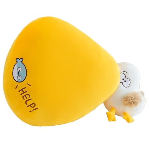 KUKUShining Pelikan Plüschtier, Kuscheltier Vogel Mit Großem Maul Stofftier Puppe Lustiges Weiches Capybara Pelikan Plüschtier for Spielen(Yellow,50cm/19.8in) von KUKUShining