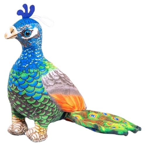 KUKUShining Pfau Plüsch, Kuschelweiche Stofftier Puppe Simulation Pfauen Plüschtier Spielzeug Geschenke Für Die Heimdekoration KUKUShining Pfau Plüsch, Kuschelweiche Stofftier Puppe Simulation Pfauen Plüschtier Spielzeug Geschenke Für Die Heimdekoration von KUKUShining