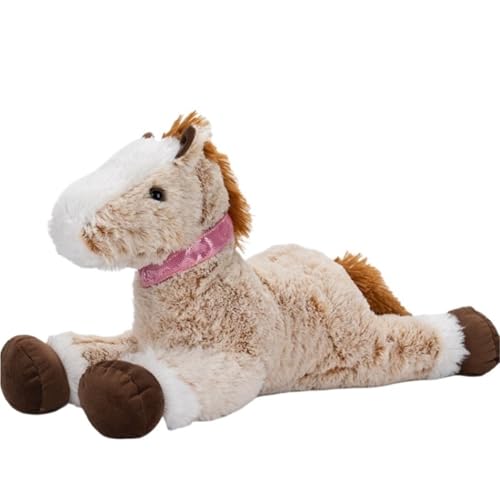KUKUShining Pferde Plüschtier, Süße Lebensechte Flauschige Kuscheltiere Plüschtiere Weiche Kissenpuppen for Kinder (90cm/35.4in) von KUKUShining