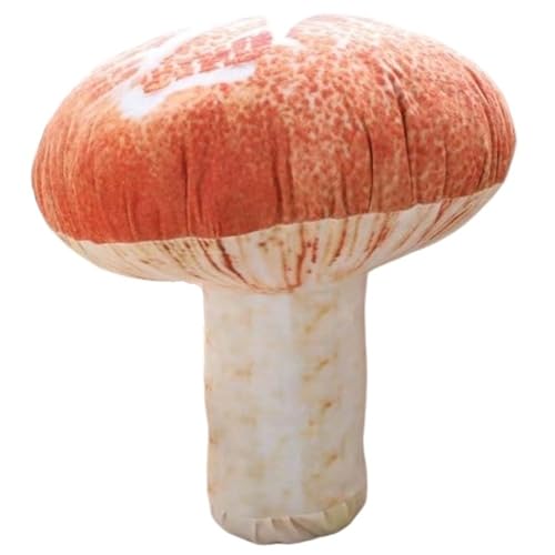 KUKUShining Pilz Plüsch, Weiche Süße Ausgestopfte Kreative Pilze Dekokissen Geschenke Für Kinder Mädchen Und Jungen(20cm/7.8in) von KUKUShining