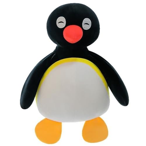 KUKUShining Pinguin Kuscheltier, Süßer Plüschtier Kuschelige Spielzeug Stofftier Weiches Kissen Kawaii Lebensechte Plüsch Spielbegleiter Für Kinder(50cm/19.7in) von KUKUShining
