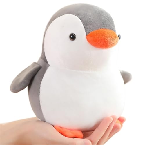 KUKUShining Pinguin Plüsch, Weiches Süßes Kuscheltier Puppe Umarmungskissen Cartoon Plüschtier Spielzeug Geschenke Für Kinder Mädchen Jungen(Gray,30cm/11.8in) von KUKUShining