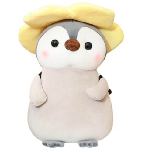 KUKUShining Pinguin Plüschtier, Süßes Toast Dekorations Stofftier Flauschiges Umarmungskissen for Kissen Geschenk Kindersofa(Floral,25cm/9.8in) von KUKUShining