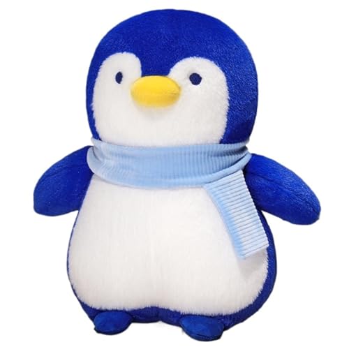 KUKUShining Pinguin Plüschtier, Weiche Bequeme Stofftierpuppe Süßes Flauschiges Plüschtier for Umarmen Spielen Geburtstagsgeschenk(Blue,20cm/7.8in) von KUKUShining