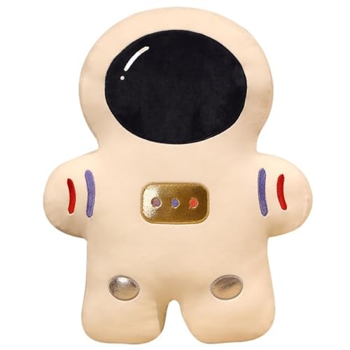 KUKUShining Planet Plüschtier, Weiches Kuscheltier Weltraum Stofftier Ausgestopftes Kissen Süße Astronauten Puppe Mars Raumschiff Plüsch Spielzeug(Black) von KUKUShining