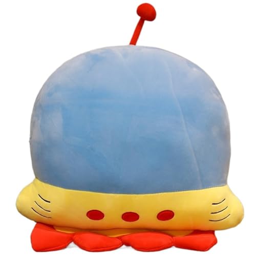 KUKUShining Planet Plüschtier, Weiches Kuscheltier Weltraum Stofftier Ausgestopftes Kissen Süße Astronauten Puppe Mars Raumschiff Plüsch Spielzeug(Blue) von KUKUShining