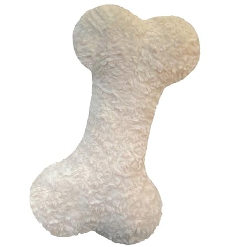 KUKUShining Plüschtier In Knochenform, Weicher Flauschiger Süßer Hund Ausgestopftes Haustier Plüschtier Umarmungskissen for Geschenke Kinderdekoration(70cm/27.6in) von KUKUShining